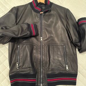 Gucci genuine leather jacket